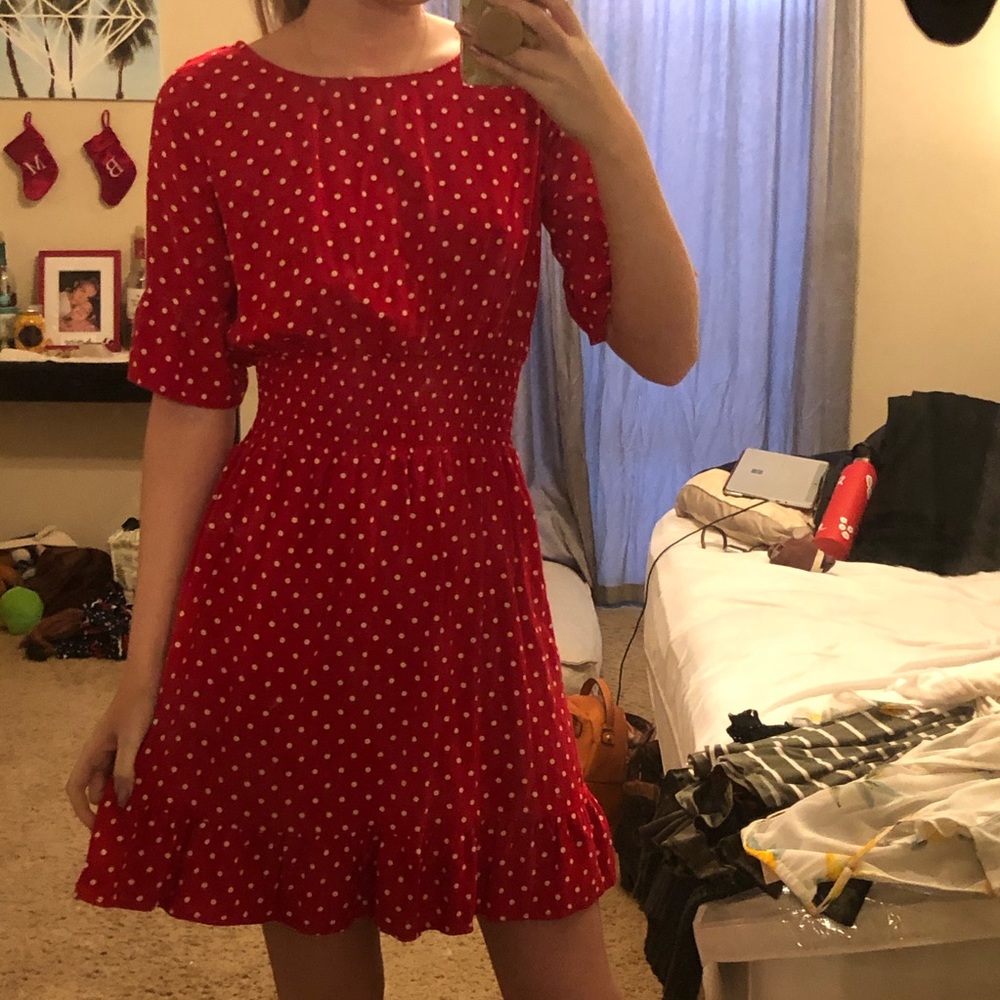 Red Polka Dot Dress